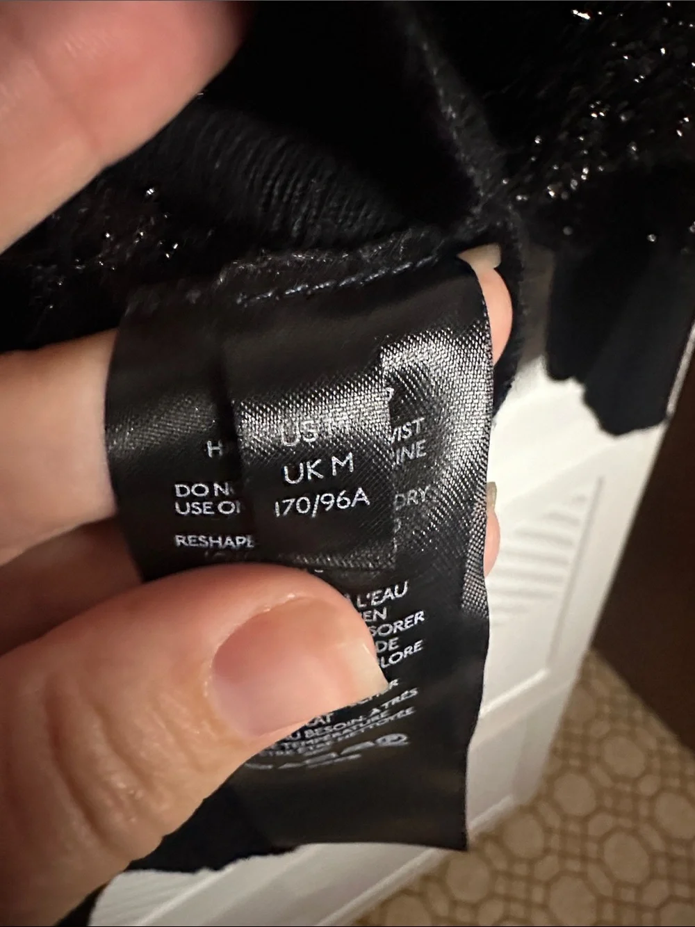 Anthropologie Black Sparkle Crewneck Sweater